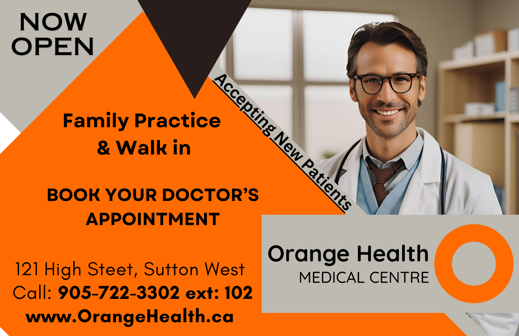 Medical Clinic Orange healh NOW OPEN